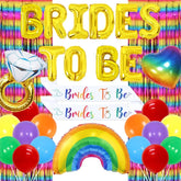 Brides To Be Lesbian Bachelorette Party Decorations Balloons